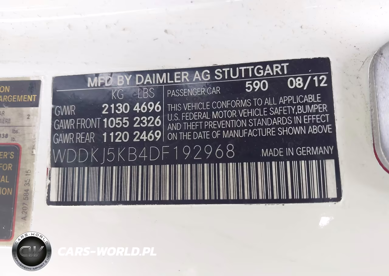 2013 Mercedes-Benz E 350 VIN:WDDKJ5KB4DF192968 - 9