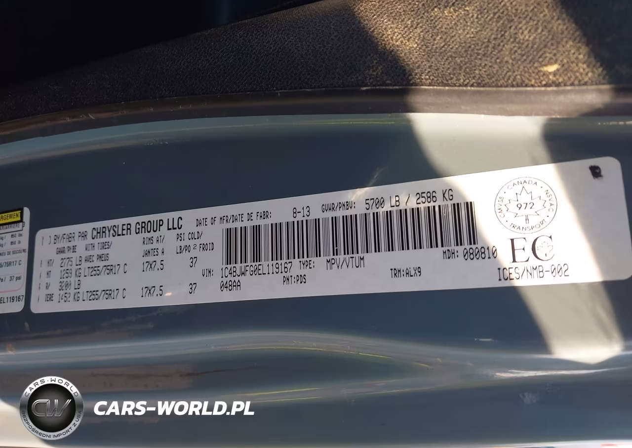 2014 Jeep Wrangler Unlimited Rubicon VIN:1C4BJWFG0EL119167 - 9