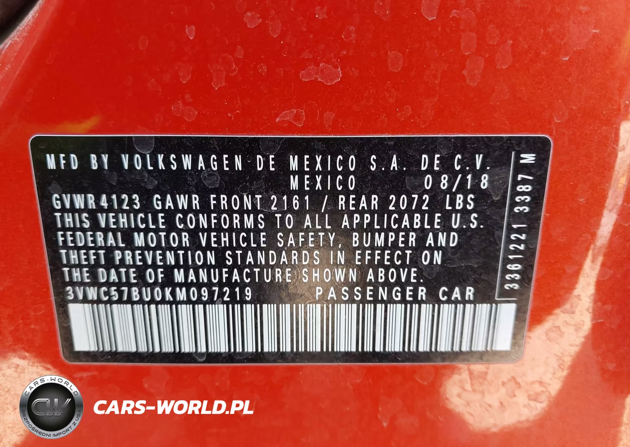 2019 Volkswagen Jetta S-Se-R-Line VIN:3VWC57BU0KM097219 - 9