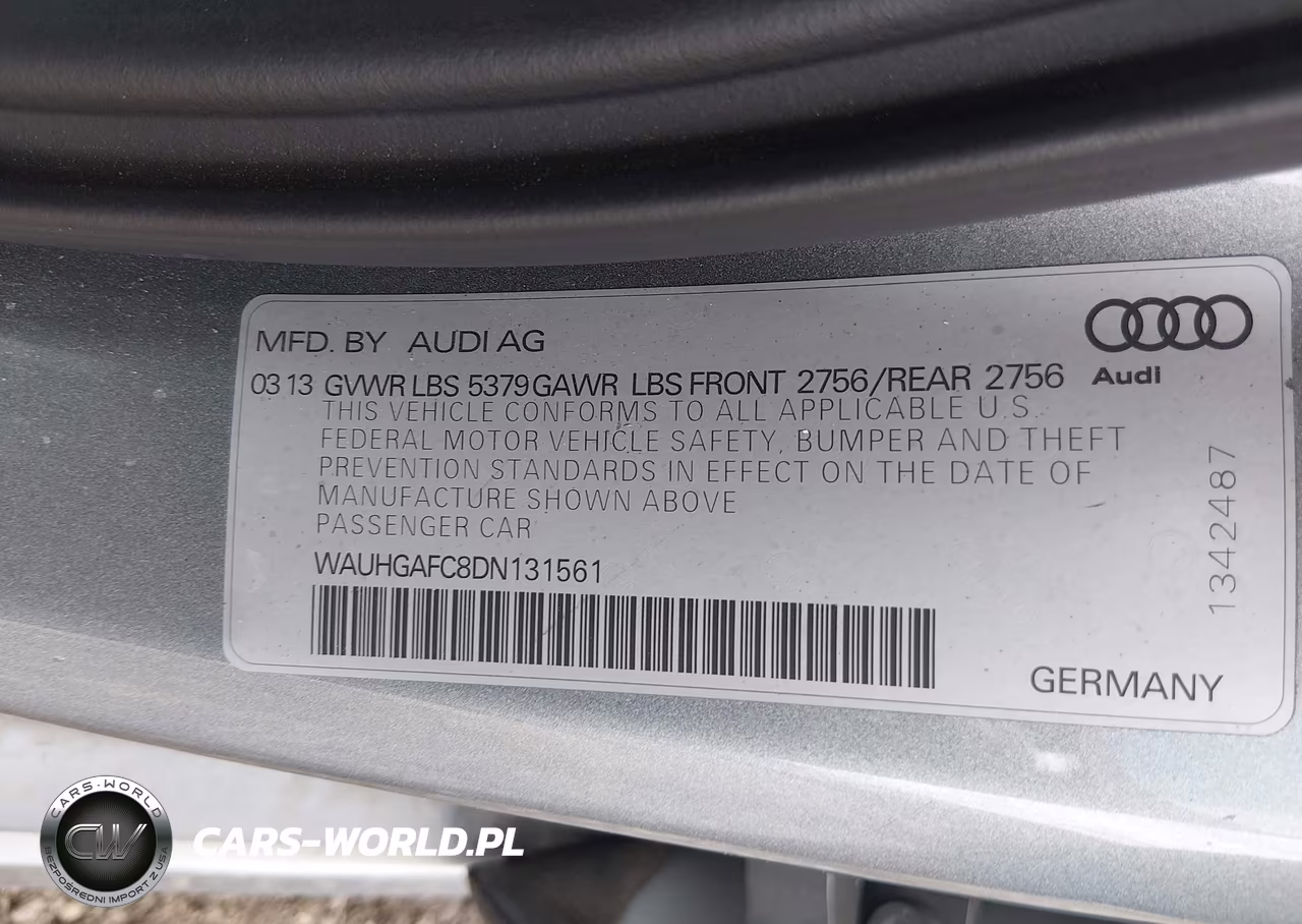2013 Audi A6 3.0T Premium VIN:WAUHGAFC8DN131561 - 9