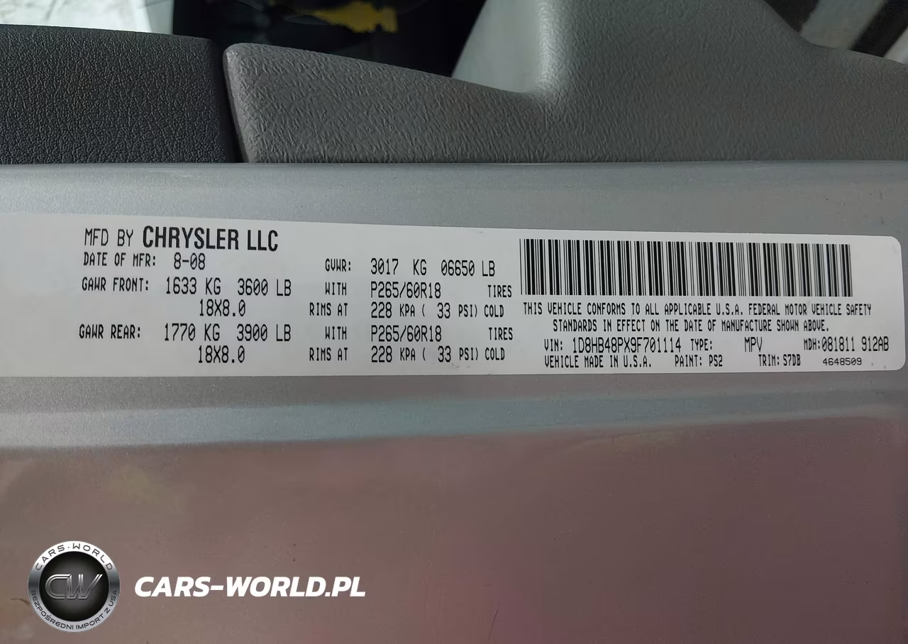 2009 Dodge Durango Slt VIN:1D8HB48PX9F701114 - 9