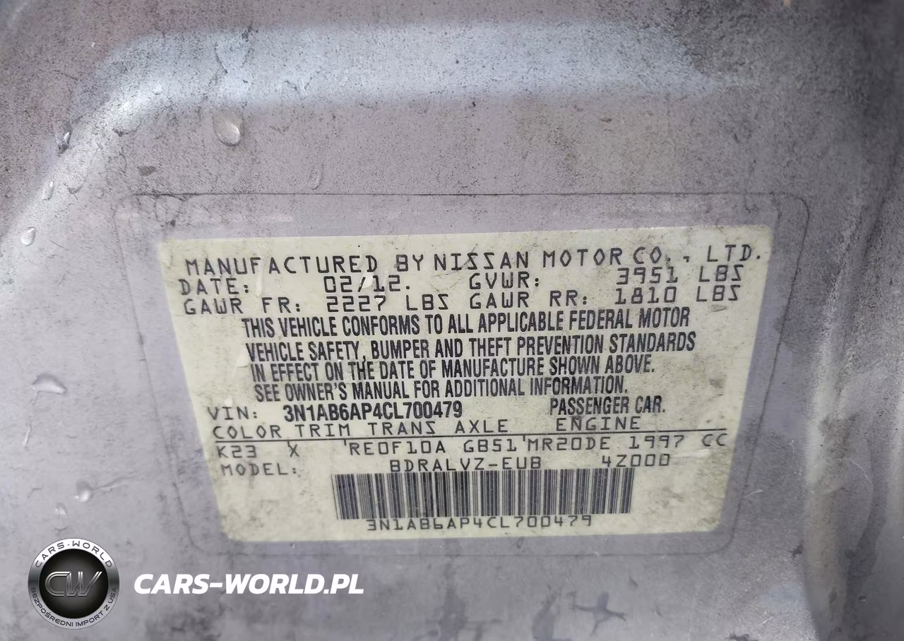 2012 Nissan Sentra 2.0 Sl VIN:3N1AB6AP4CL700479 - 9