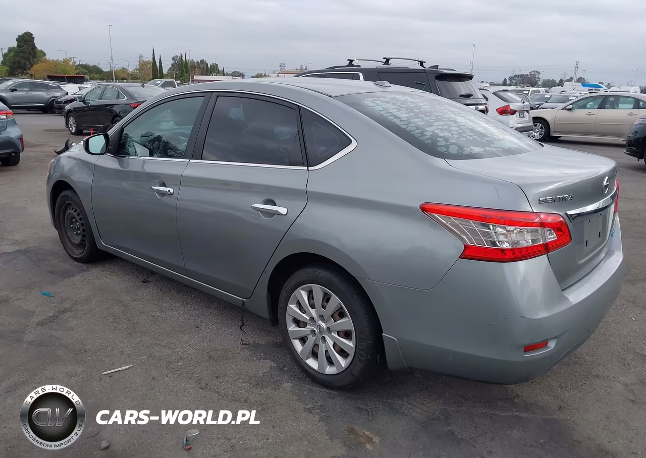 2013 Nissan Sentra Sv VIN:3N1AB7AP6DL614579 - 3