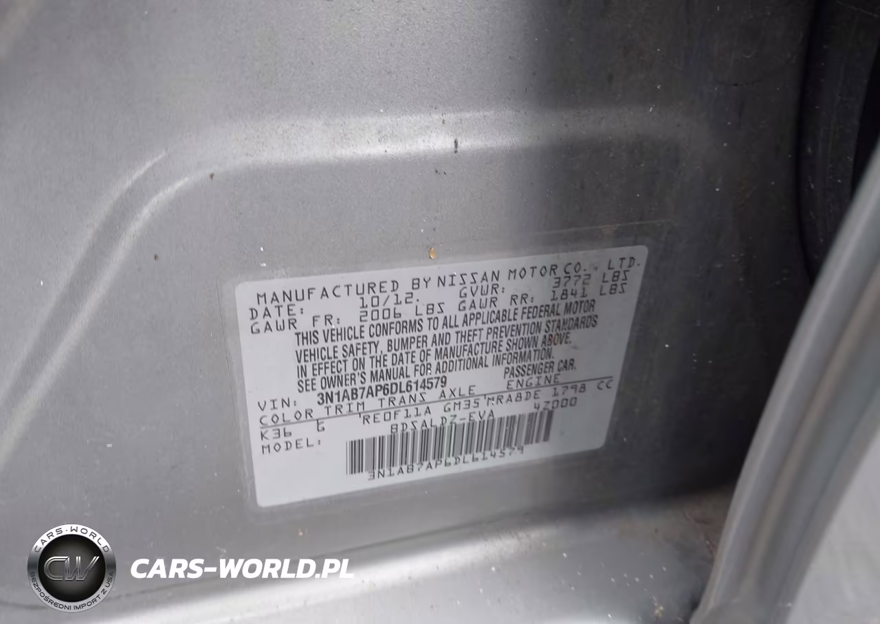 2013 Nissan Sentra Sv VIN:3N1AB7AP6DL614579 - 9