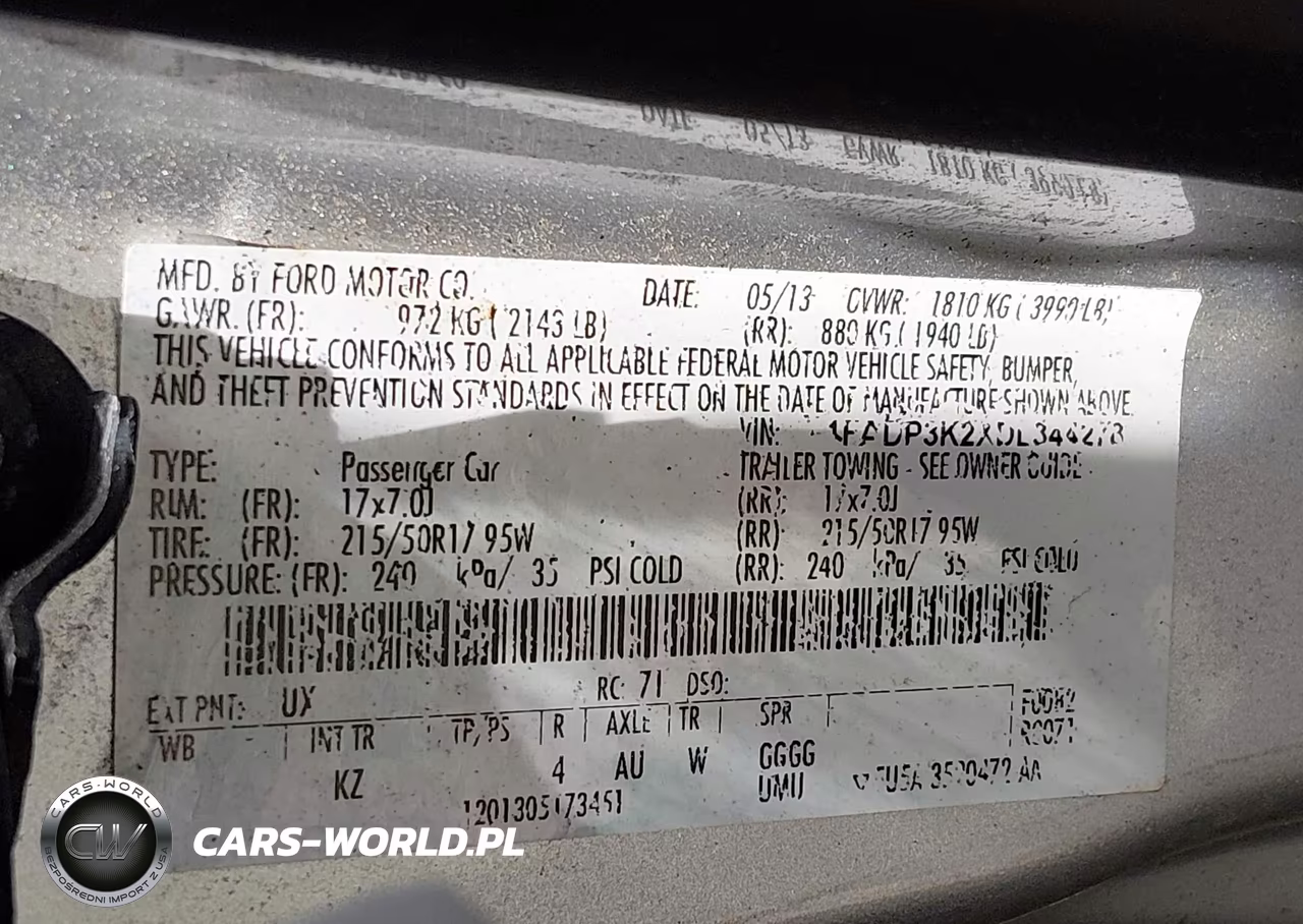 2013 Ford Focus Se VIN:1FADP3K2XDL344278 - 9