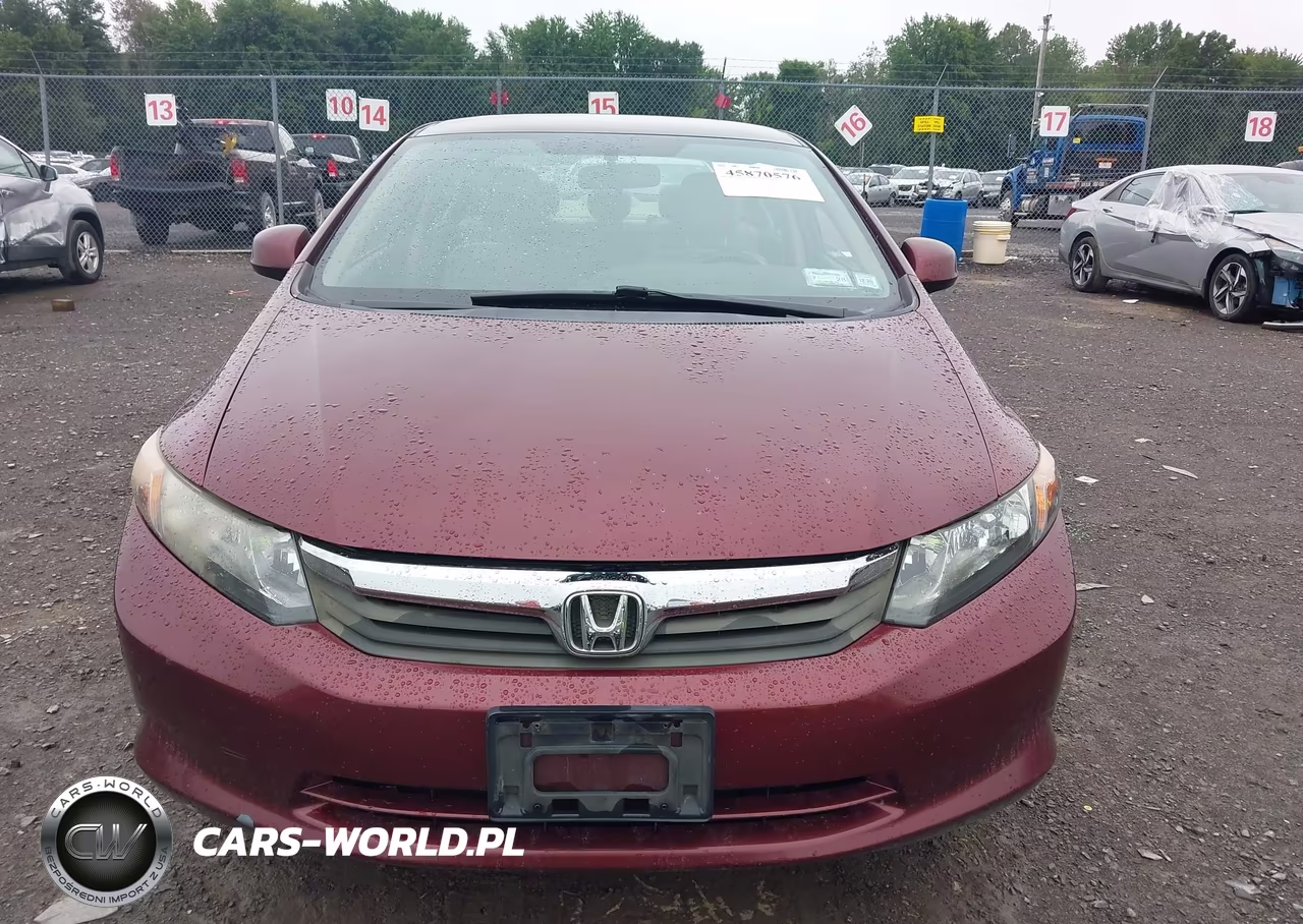 2012 Honda Civic Lx VIN:2HGFB2F55CH590569 - 12
