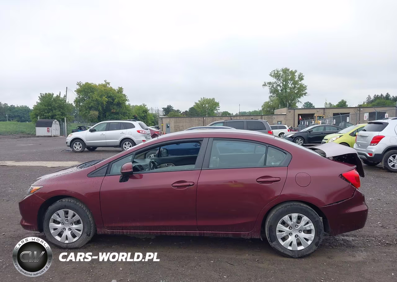 2012 Honda Civic Lx VIN:2HGFB2F55CH590569 - 14