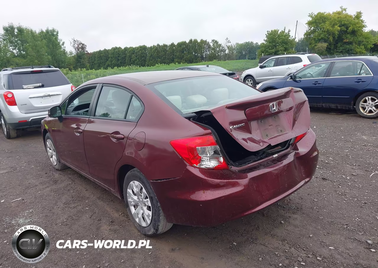 2012 Honda Civic Lx VIN:2HGFB2F55CH590569 - 6