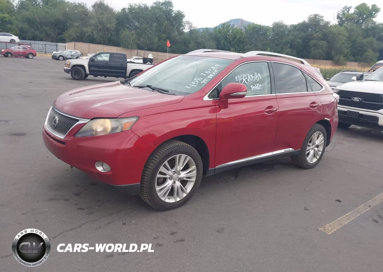 2010 Lexus Rx 450H VIN:JTJBC1BA7A2004772 - 2