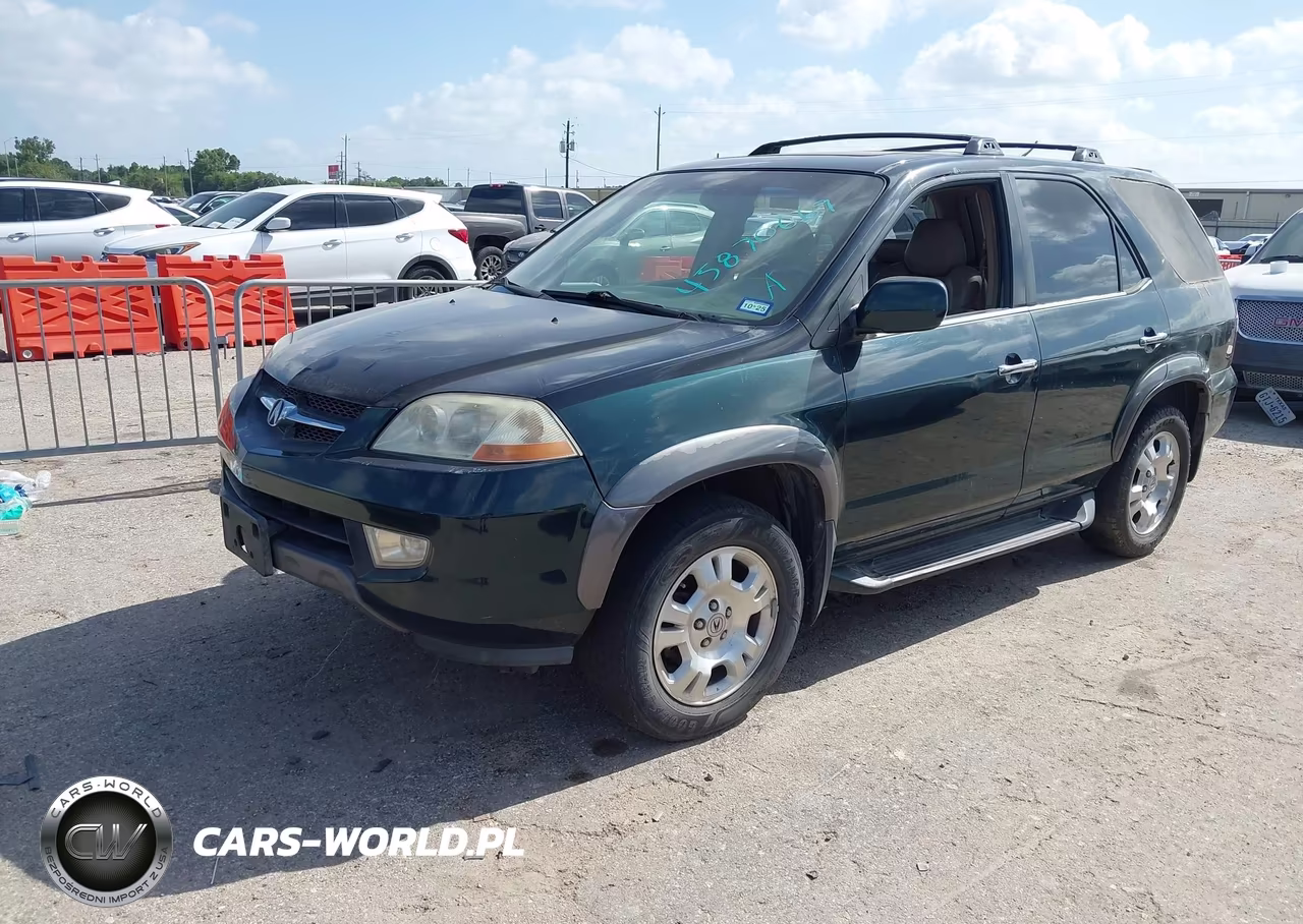 2001 Acura Mdx VIN:2HNYD18271H501039 - 2