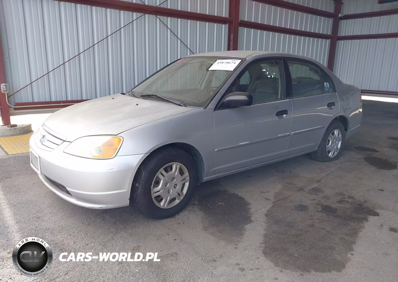 2001 Honda Civic Lx VIN:2HGES16541H576214 - 2