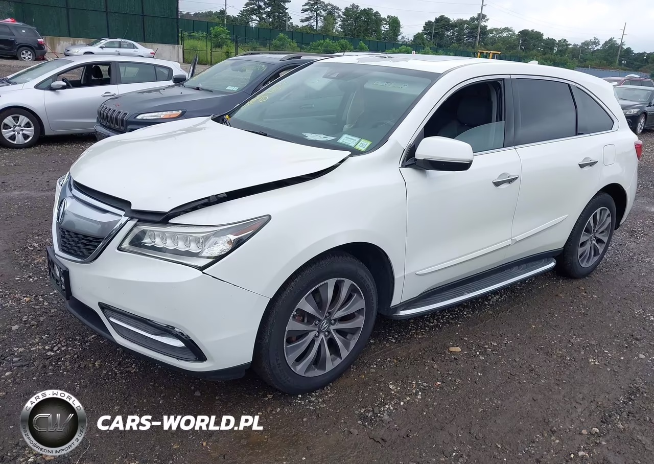 2016 Acura Mdx Technology Acurawatch Plus Packages-Technology Package VIN:5FRYD4H44GB001717 - 2