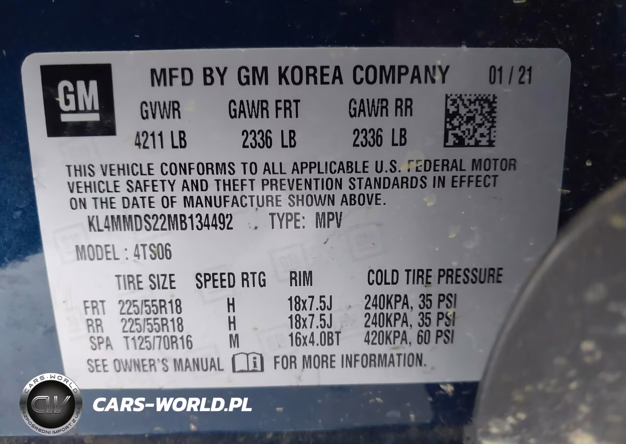 2021 Buick Encore Gx Fwd Select VIN:KL4MMDS22MB134492 - 9