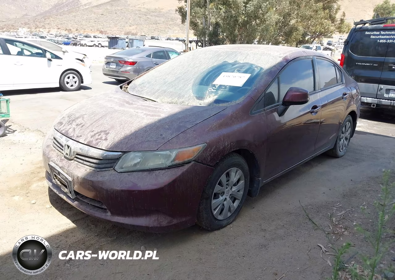 2012 Honda Civic Lx VIN:19XFB2F52CE355685 - 2