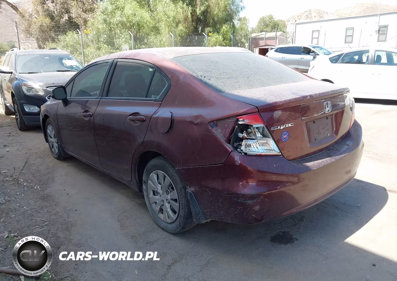 2012 Honda Civic Lx VIN:19XFB2F52CE355685 - 3