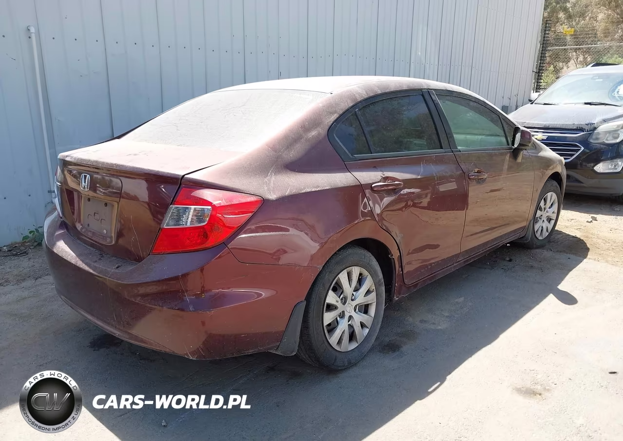 2012 Honda Civic Lx VIN:19XFB2F52CE355685 - 4