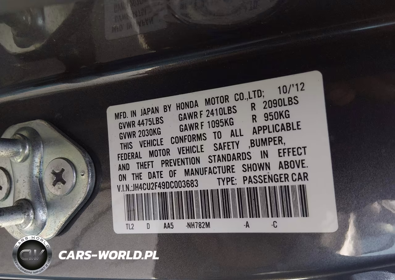 2013 Acura Tsx 2.4 VIN:JH4CU2F49DC003683 - 9