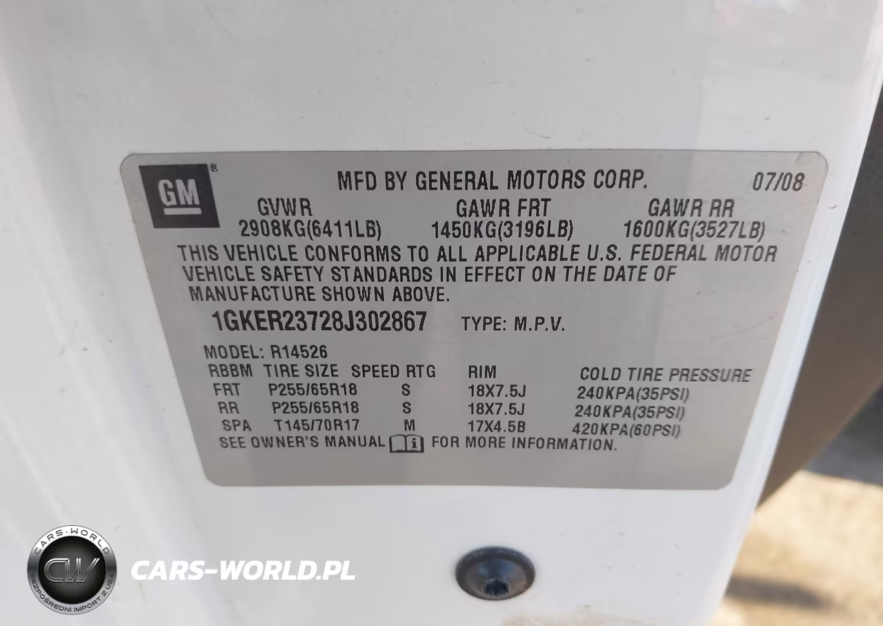 2008 GMC Acadia Slt-1 VIN:1GKER23728J302867 - 9