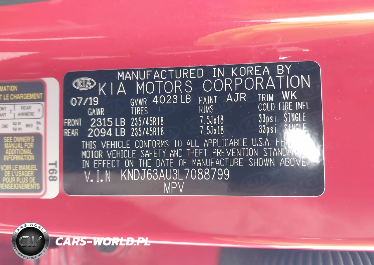 2020 Kia Soul Gt-Line VIN:KNDJ63AU3L7088799 - 9