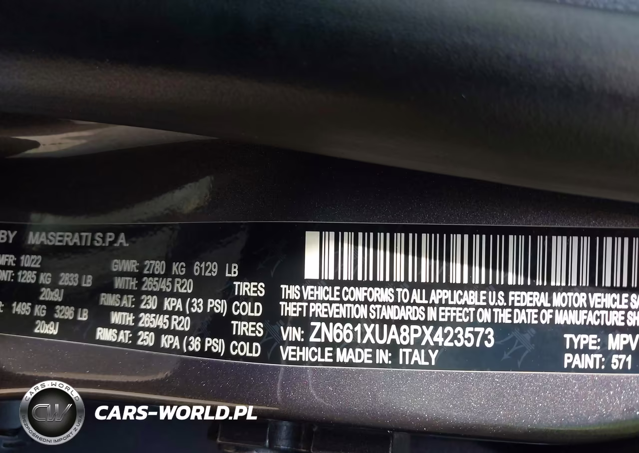2023 Maserati Levante Gt VIN:ZN661XUA8PX423573 - 9
