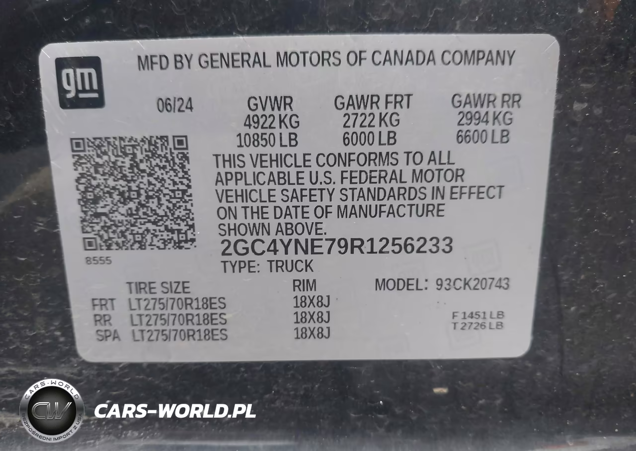 2024 Chevrolet Silverado 2500Hd 4Wd Standard Bed Lt VIN:2GC4YNE79R1256233 - 9
