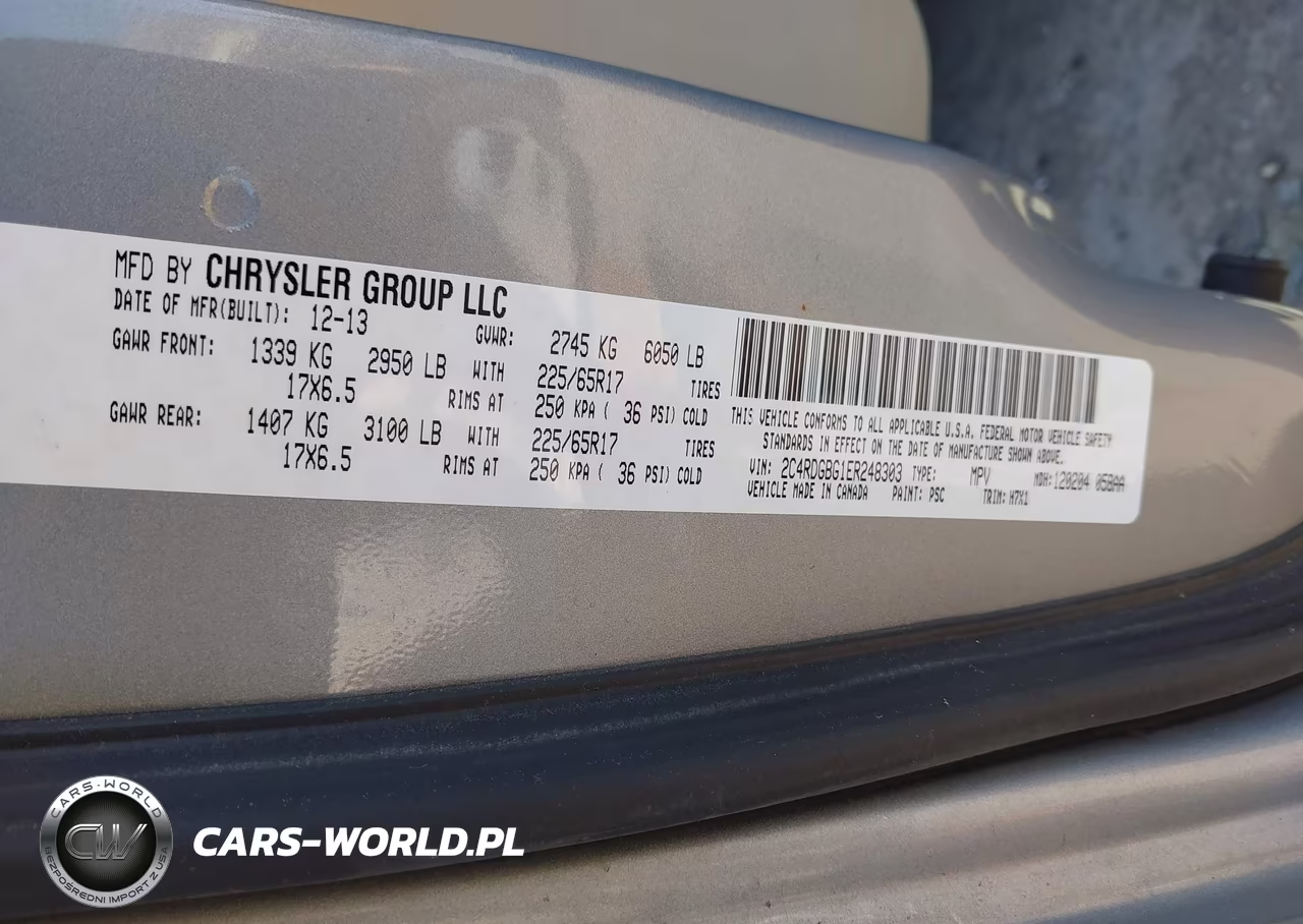 2014 Dodge Grand Caravan Se VIN:2C4RDGBG1ER248303 - 9