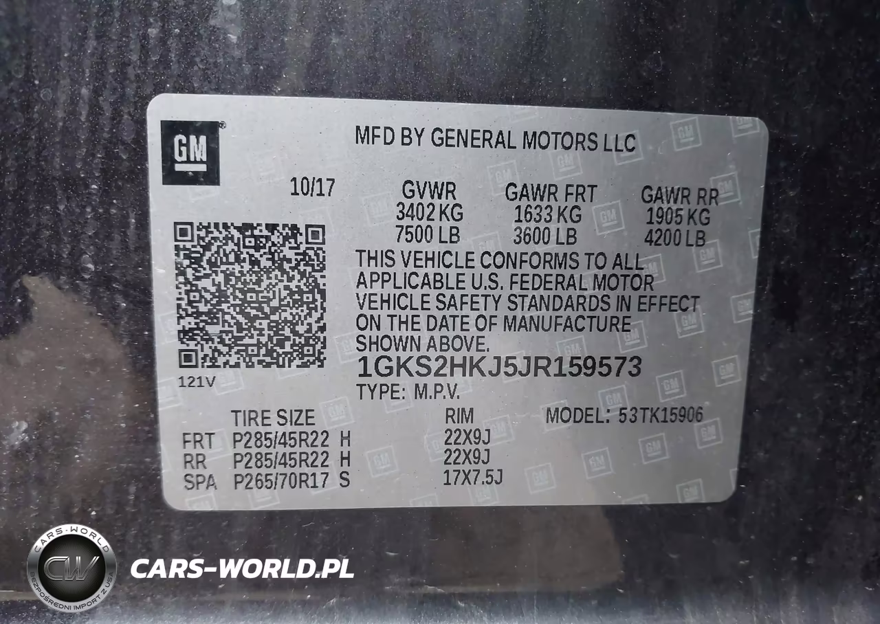 2018 GMC Yukon Xl Denali VIN:1GKS2HKJ5JR159573 - 9