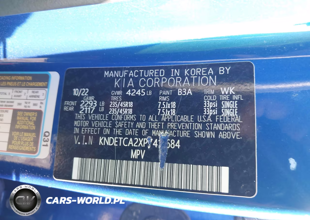 2023 Kia Seltos Sx Turbo VIN:KNDETCA2XP7412684 - 9