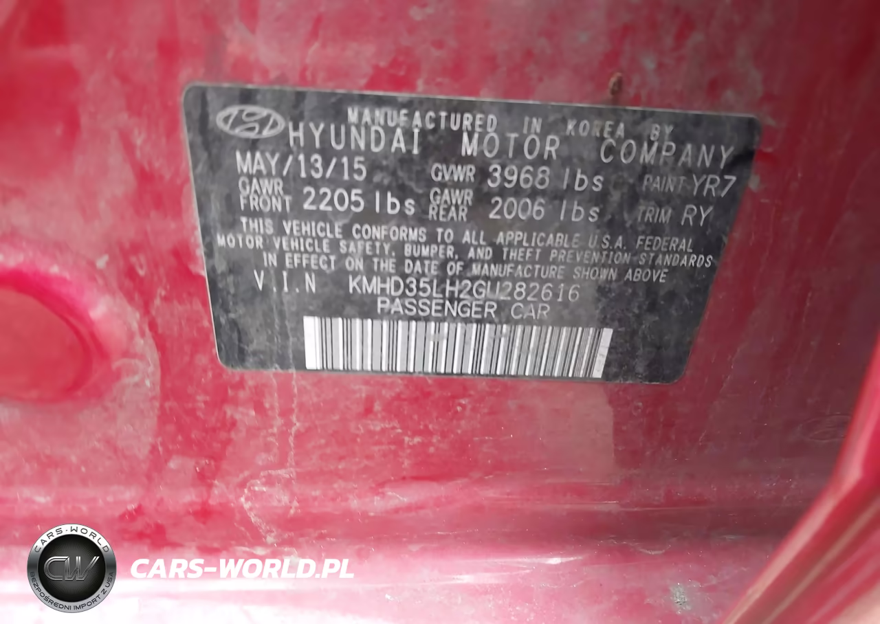 2016 Hyundai Elantra Gt VIN:KMHD35LH2GU282616 - 9