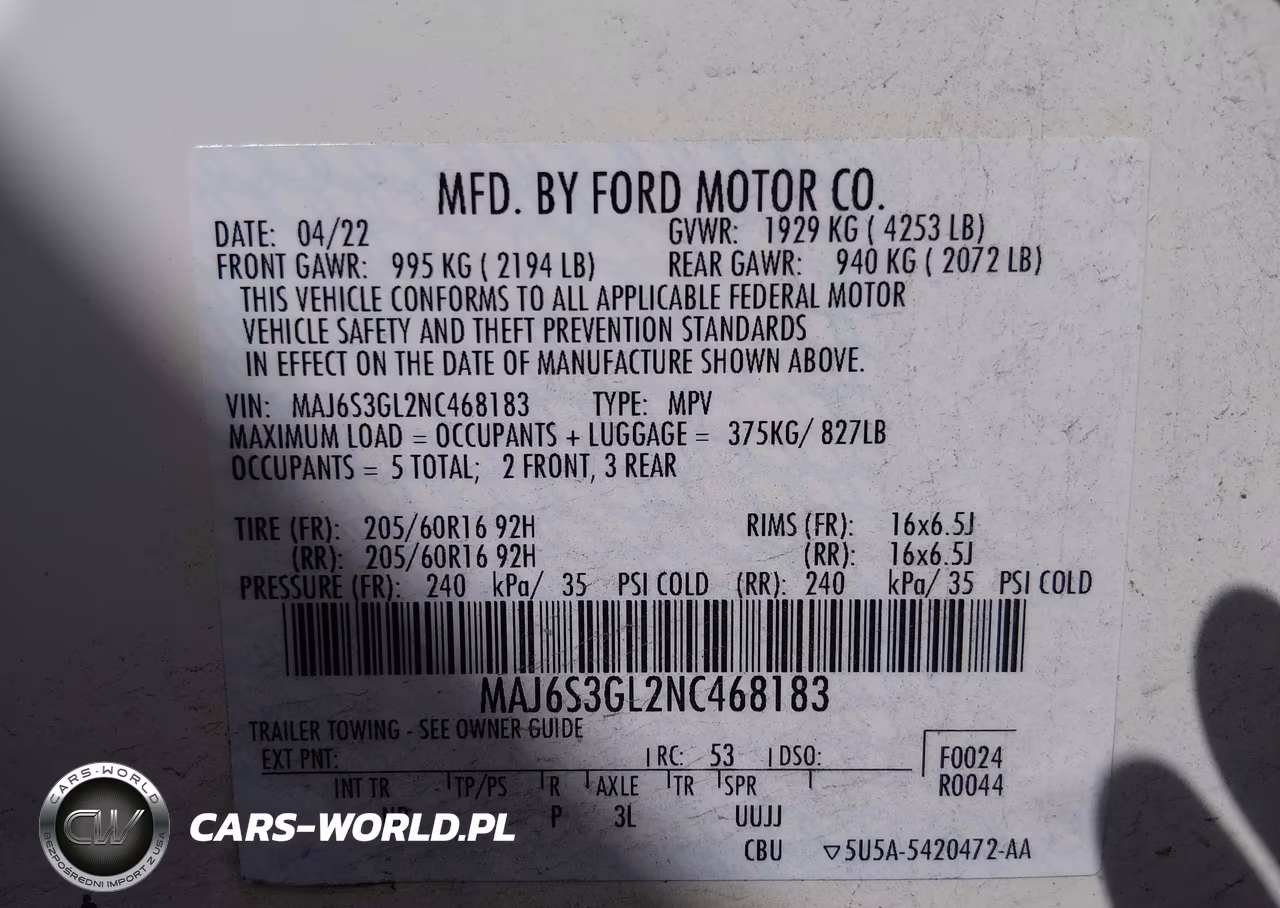 2022 Ford Ecosport Se VIN:MAJ6S3GL2NC468183 - 9