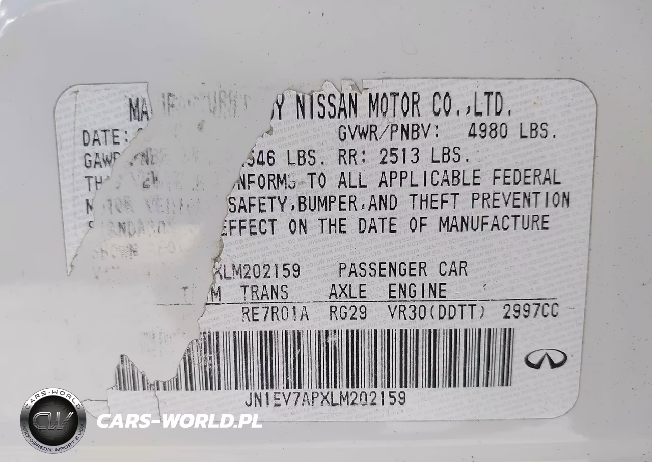 2020 Infiniti Q50 Luxe VIN:JN1EV7APXLM202159 - 9