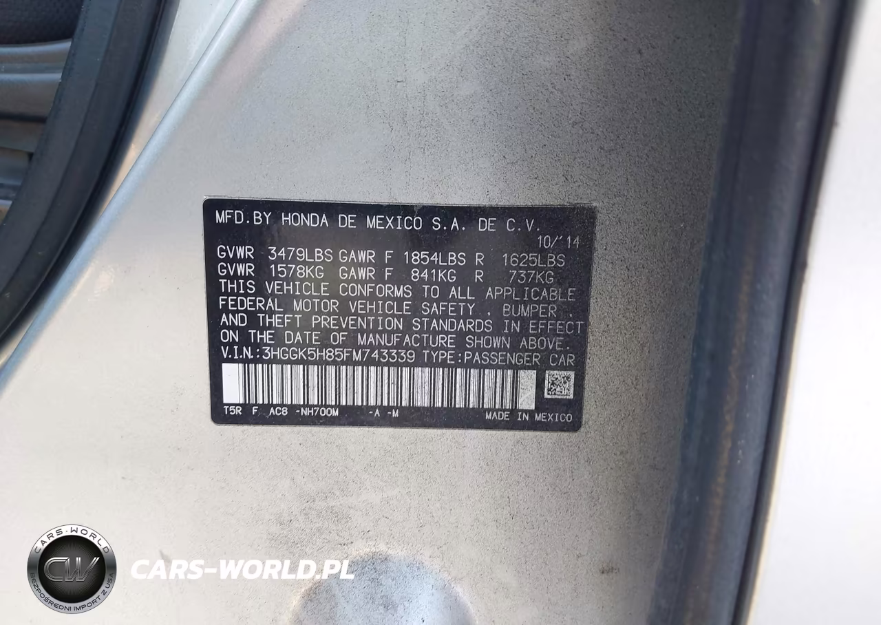 2015 Honda Fit Ex-Ex-L VIN:3HGGK5H85FM743339 - 9