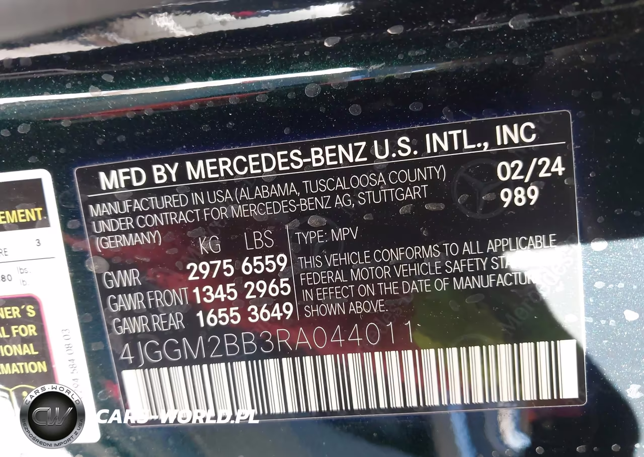 2024 Mercedes-Benz Eqe 350+ Suv VIN:4JGGM2BB3RA044011 - 9