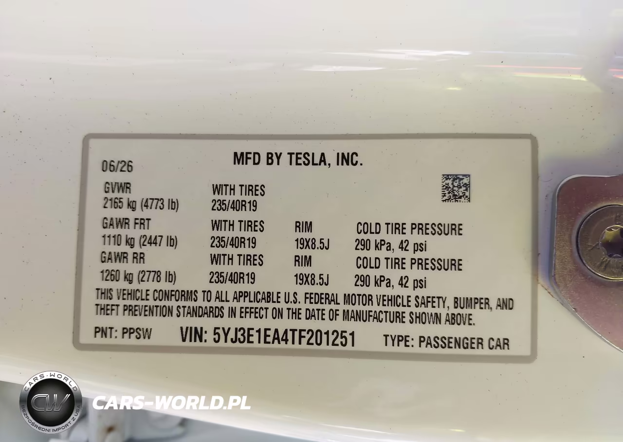 2026 Tesla Model 3 Premium Rear-Wheel Drive-Rear-Wheel Drive VIN:5YJ3E1EA4TF201251 - 9