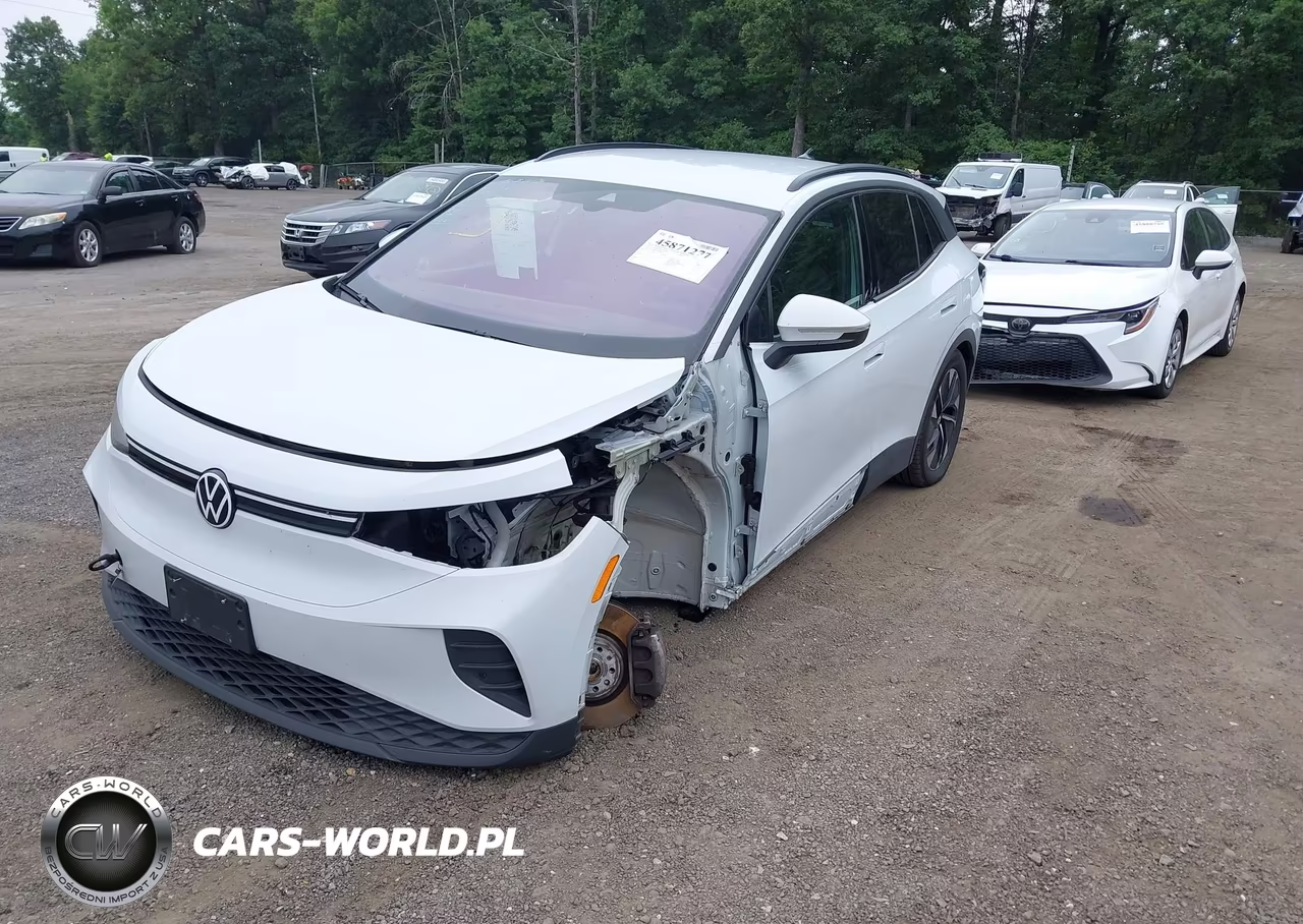 2021 Volkswagen Id.4 Awd Pro VIN:WVGJNPE26MP062570 - 2