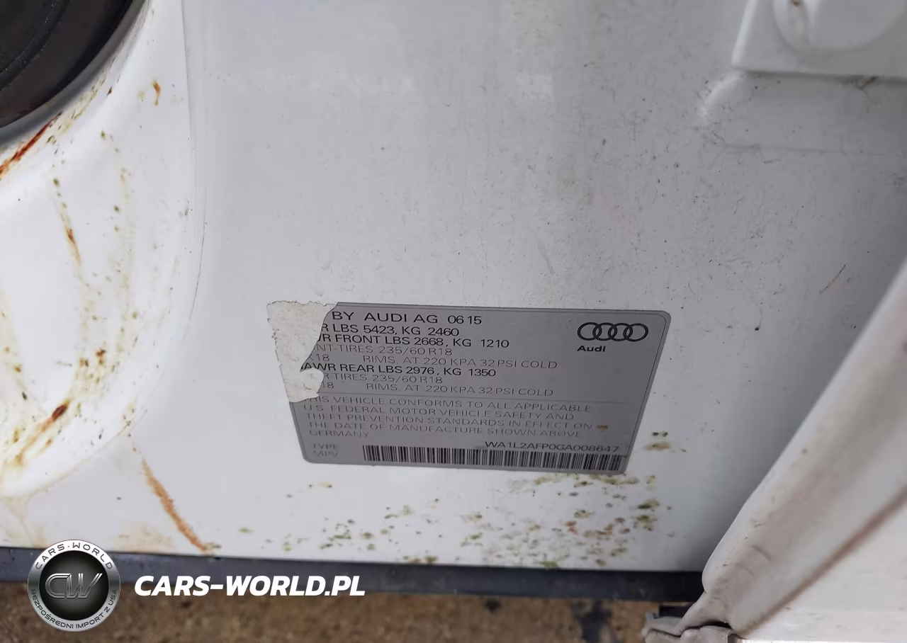 2016 Audi Q5 2.0T Premium VIN:WA1L2AFP0GA008647 - 9