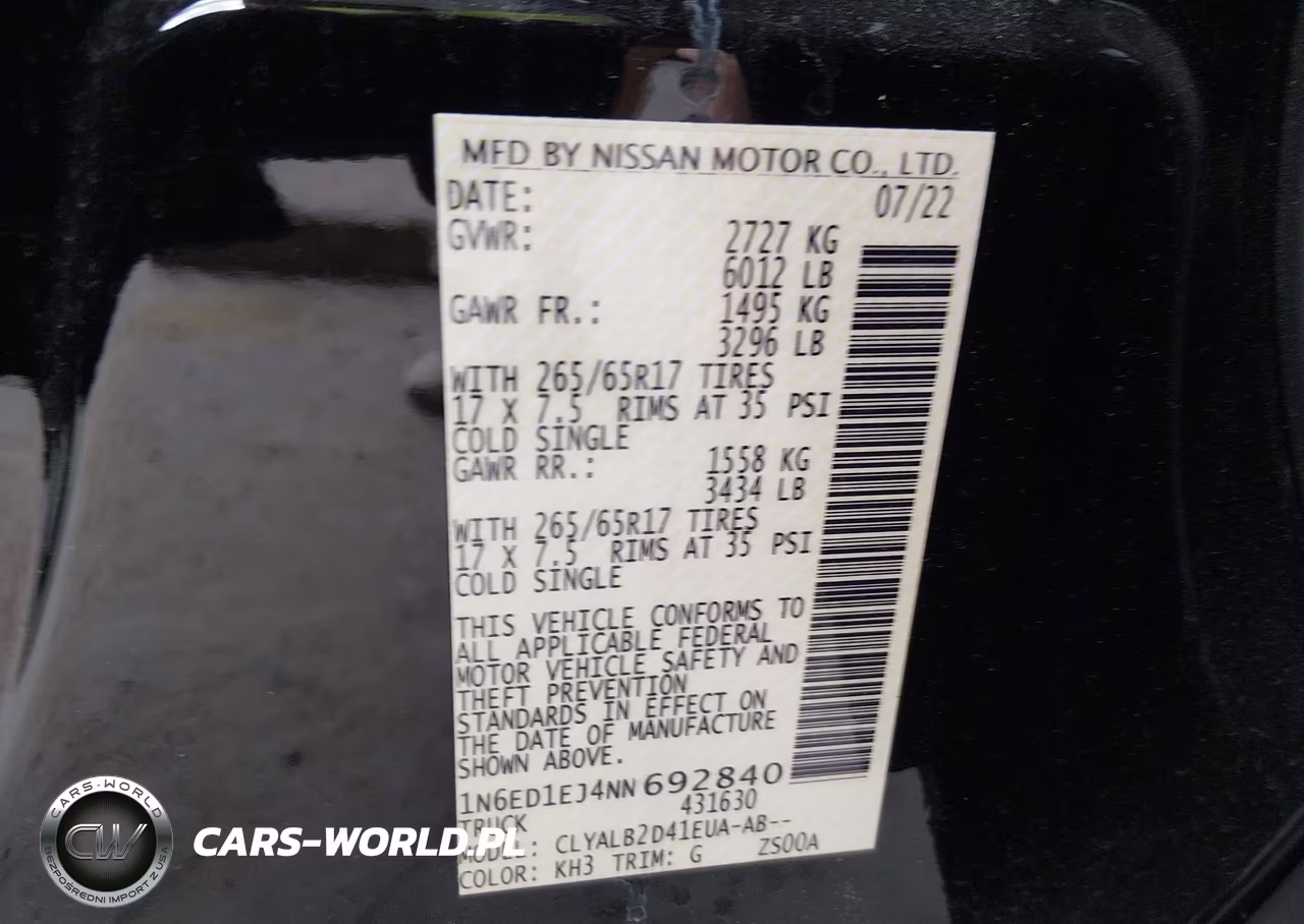 2022 Nissan Frontier Sv 4X2 VIN:1N6ED1EJ4NN692840 - 9