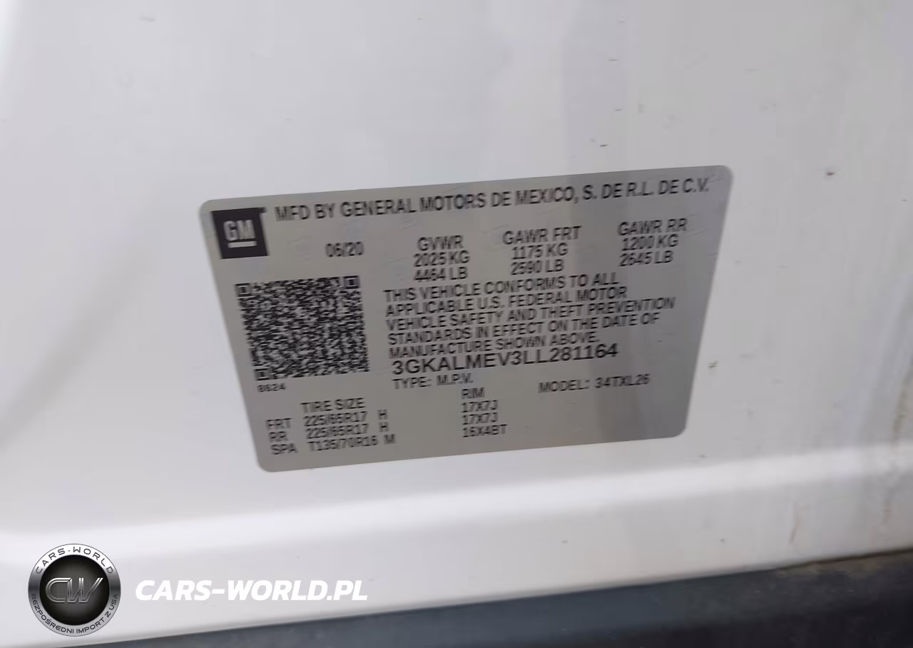 2020 GMC Terrain Fwd Sle VIN:3GKALMEV3LL281164 - 9