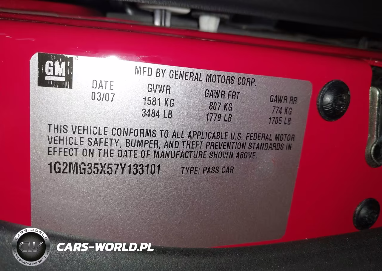 2007 Pontiac Solstice Gxp VIN:1G2MG35X57Y133101 - 9
