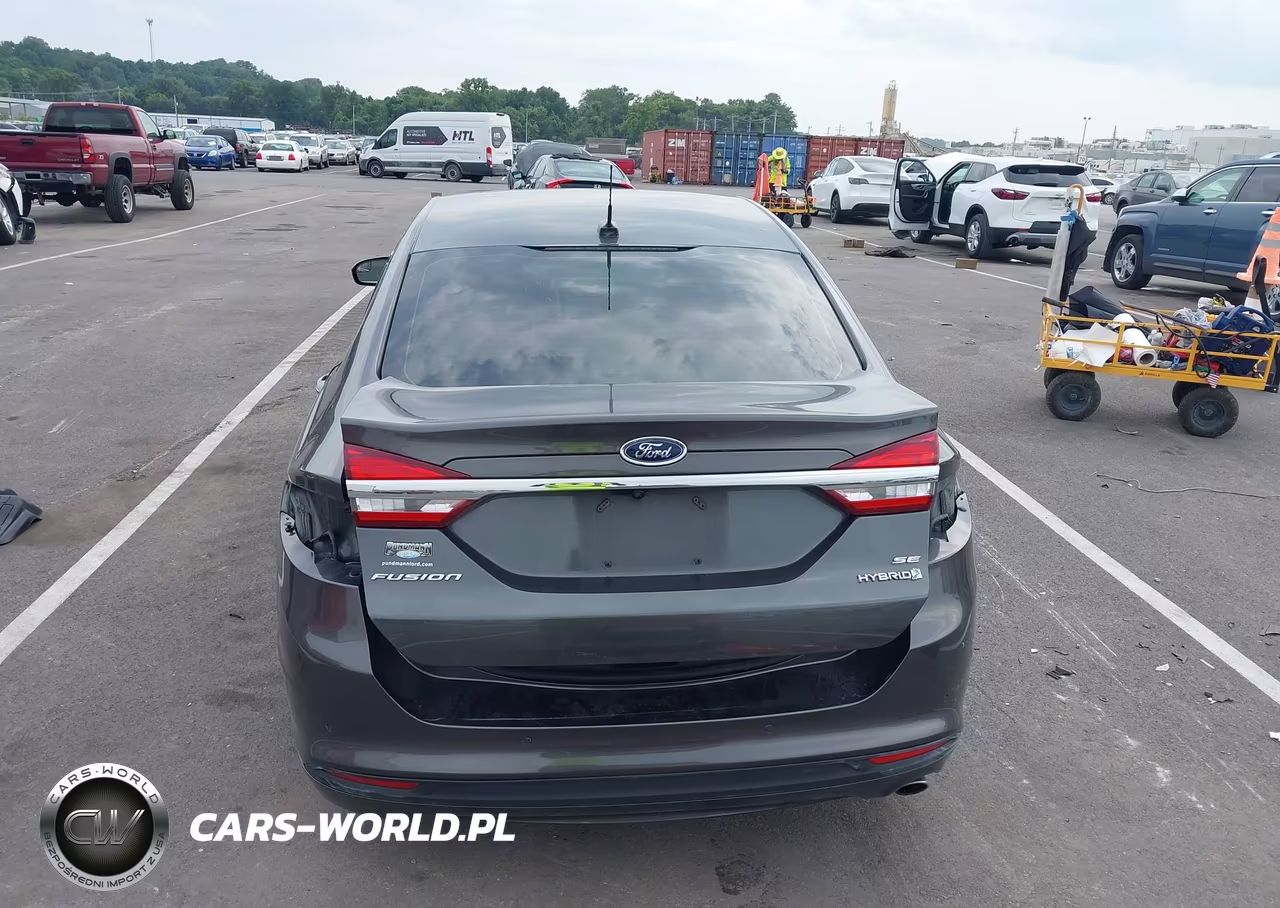 2017 Ford Fusion Hybrid Se VIN:3FA6P0LU6HR129544 - 17