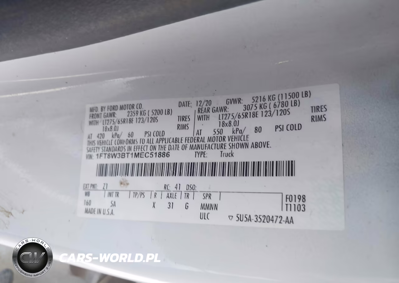 2021 Ford F-350 Lariat VIN:1FT8W3BT1MEC51886 - 8