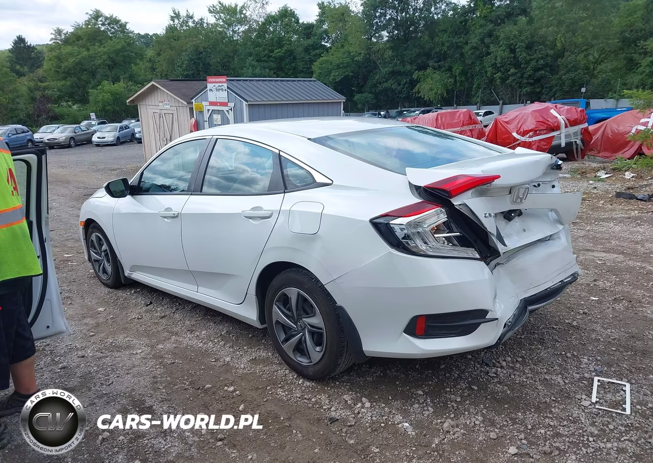 2019 Honda Civic Lx VIN:2HGFC2F66KH603544 - 3
