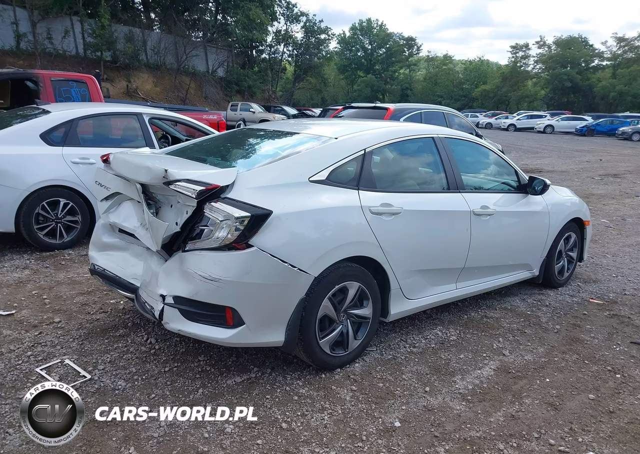 2019 Honda Civic Lx VIN:2HGFC2F66KH603544 - 4