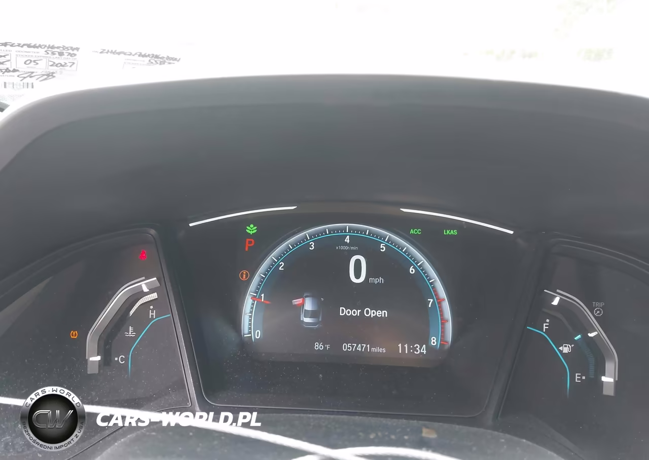 2019 Honda Civic Lx VIN:2HGFC2F66KH603544 - 7