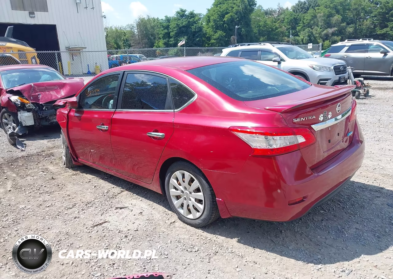 2013 Nissan Sentra Sv VIN:3N1AB7AP5DL732008 - 3