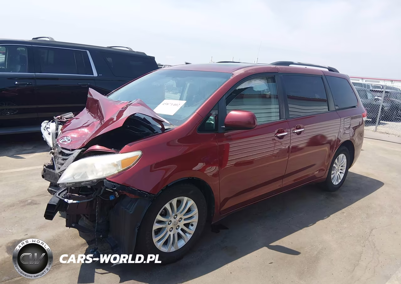 2012 Toyota Sienna Xle V6 8 Passenger VIN:5TDYK3DC6CS229397 - 2