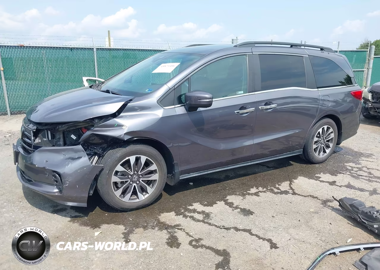 2021 Honda Odyssey Ex-L VIN:5FNRL6H73MB015375 - 2