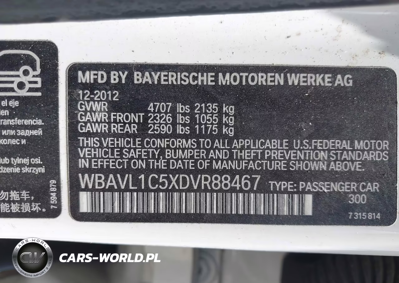 2013 BMW X1 xDrive28I VIN:WBAVL1C5XDVR88467 - 9