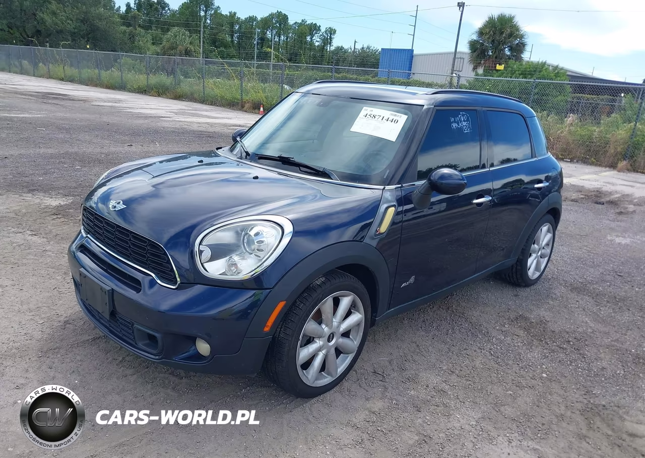 2012 Mini Cooper S Countryman VIN:WMWZC5C55CWL63458 - 2