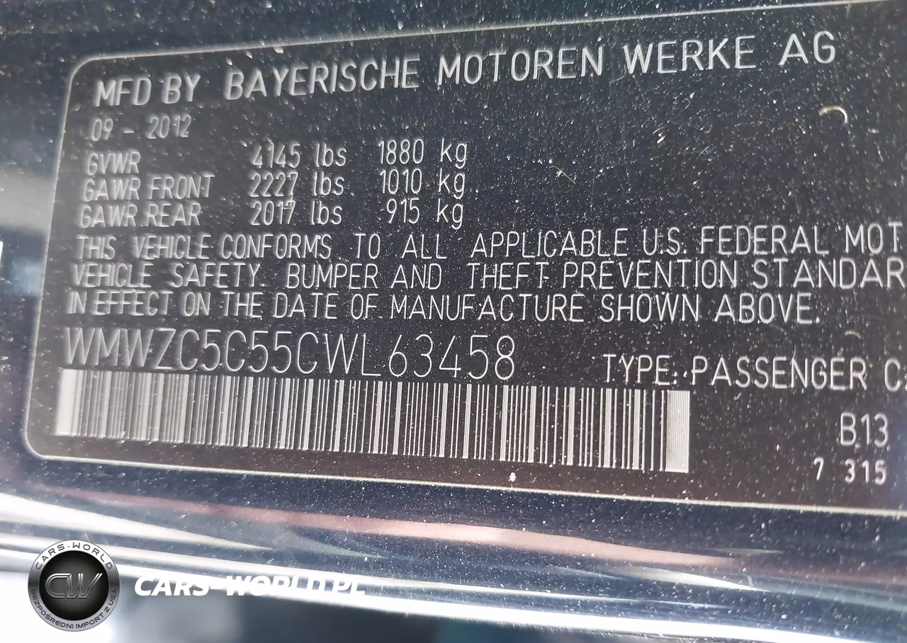 2012 Mini Cooper S Countryman VIN:WMWZC5C55CWL63458 - 9